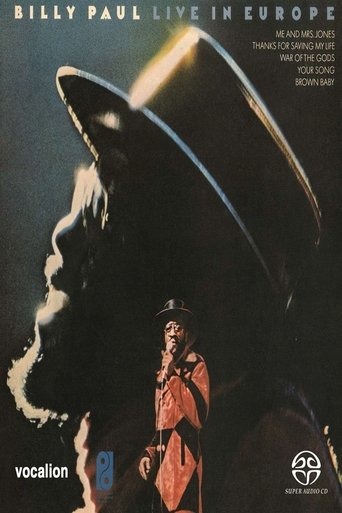 Billy Paul Live In Europe Poster of Billy Paul Live In Europe
