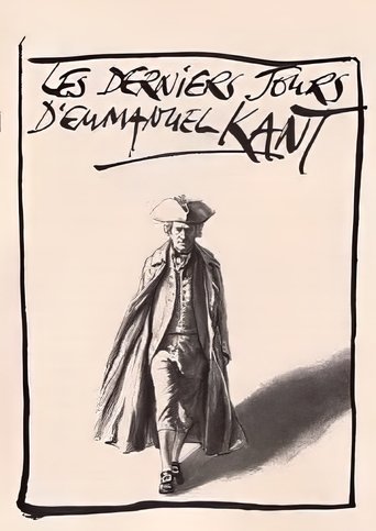 The Last Days of Immanuel Kant Poster of The Last Days of Immanuel Kant