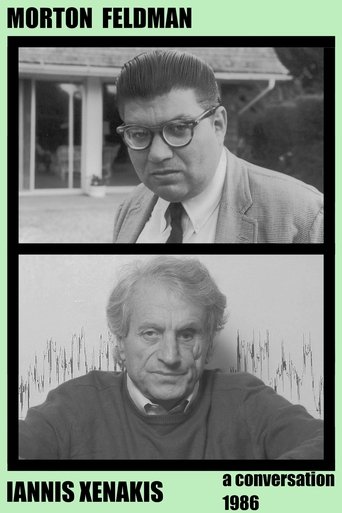 Morton Feldman and lannis Xenakis, A Conversation Poster of Morton Feldman and lannis Xenakis, A Conversation