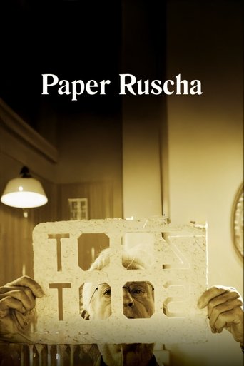 Paper Ruscha Poster of Paper Ruscha