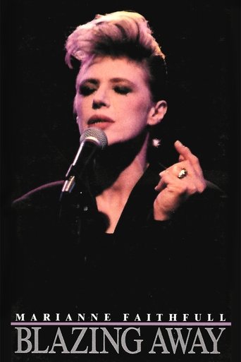 Marianne Faithfull: Blazing Away Poster of Marianne Faithfull: Blazing Away