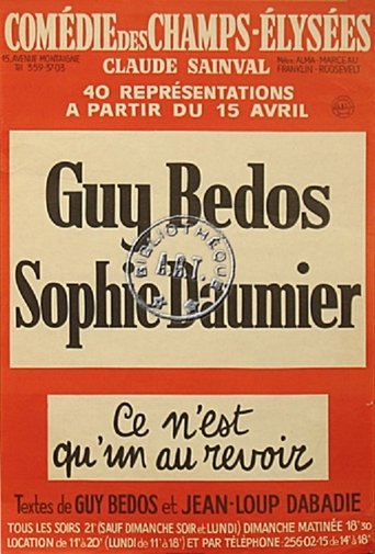 Guy Bedos & Sophie Daumier - Ce n'est qu'un au revoir Poster of Guy Bedos & Sophie Daumier - Ce n'est qu'un au revoir