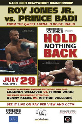 Roy Jones Jr vs. Prince Badi Ajamu Poster of Roy Jones Jr vs. Prince Badi Ajamu