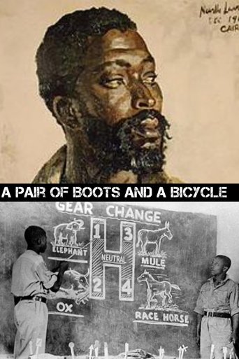 A Pair of Boots and a Bicycle Poster of A Pair of Boots and a Bicycle