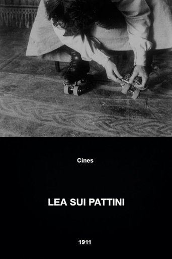 Lea on Rollerskates Poster of Lea on Rollerskates