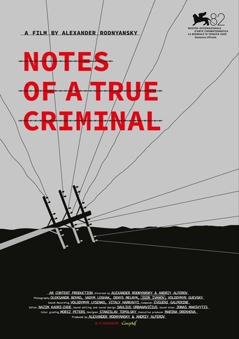 Notes of a True Criminal Poster of Notes of a True Criminal