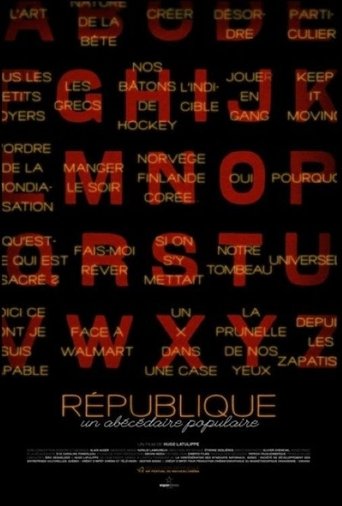 République, un abécédaire populaire Poster of République, un abécédaire populaire