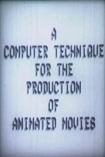 A Computer Technique for the Production of Animated Movies Poster of A Computer Technique for the Production of Animated Movies