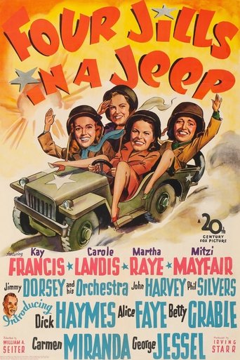 Four Jills in a Jeep Poster of Four Jills in a Jeep