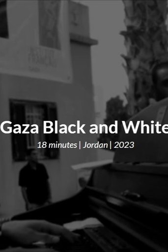 Gaza Black and White Poster of Gaza Black and White