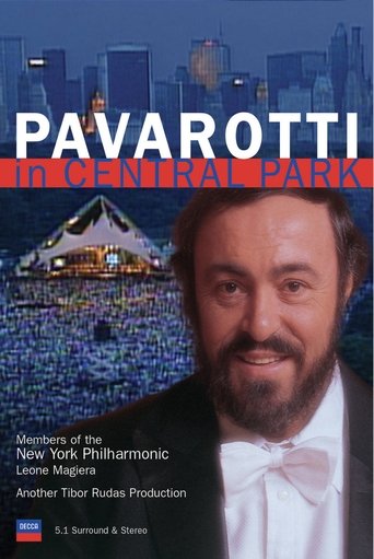 Pavarotti in Central Park Poster of Pavarotti in Central Park