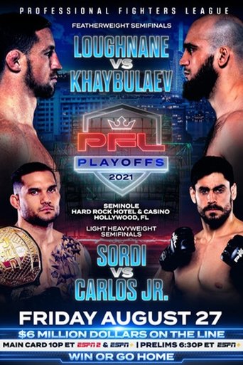 PFL 2021 #9: Playoffs - Loughnane vs Khaybulaev Poster of PFL 2021 #9: Playoffs - Loughnane vs Khaybulaev