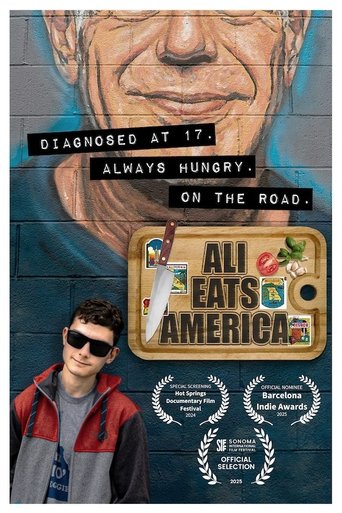 Ali Eats America Poster of Ali Eats America