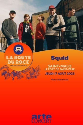 Squid - La Route du Rock 2023 Poster of Squid - La Route du Rock 2023