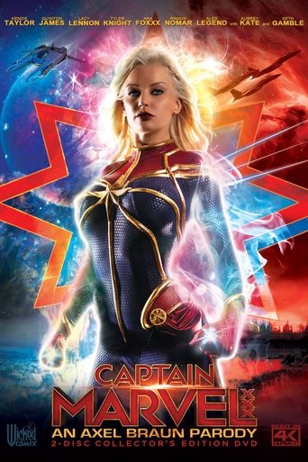 Captain Marvel XXX: An Axel Braun Parody Poster of Captain Marvel XXX: An Axel Braun Parody