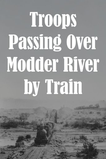 Troops Passing Over Modder River by Train Poster of Troops Passing Over Modder River by Train