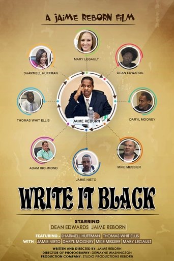 Write It Black Poster of Write It Black