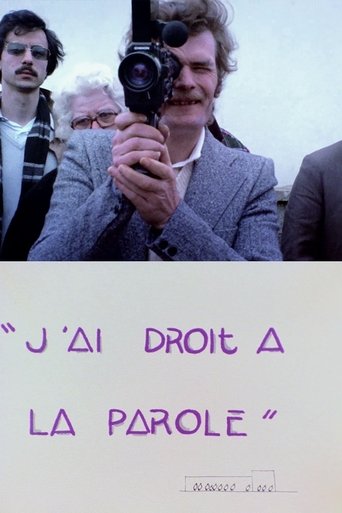 J'ai droit à la parole Poster of J'ai droit à la parole
