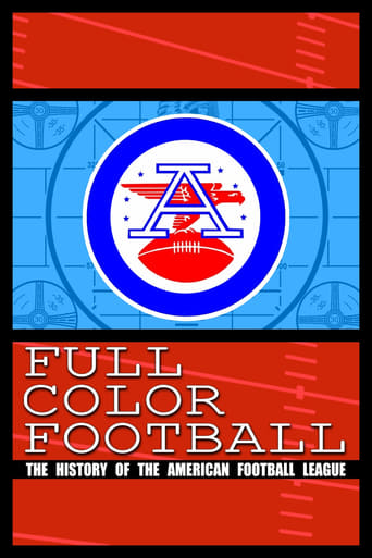 Full Color Football: The History of the American Football League Poster of Full Color Football: The History of the American Football League