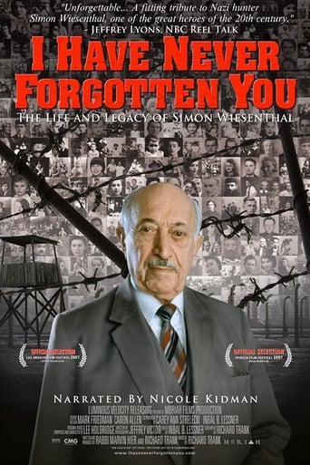 Poster of I Have Never Forgotten You: The Life & Legacy of Simon Wiesenthal
