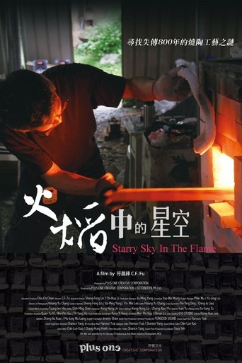 Starry Sky in the Flame Poster of Starry Sky in the Flame