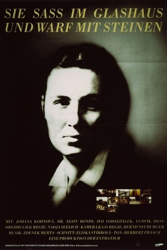 She Sat in a Glass House Throwing Stones Poster of She Sat in a Glass House Throwing Stones