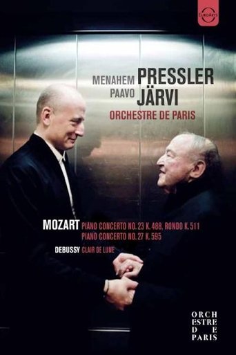 Menahem Pressler, Paavo Jarvi, Orchestre de Paris plays Mozart and Debussy Poster of Menahem Pressler, Paavo Jarvi, Orchestre de Paris plays Mozart and Debussy