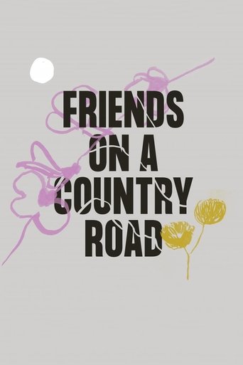 Friends on a Country Road Poster of Friends on a Country Road
