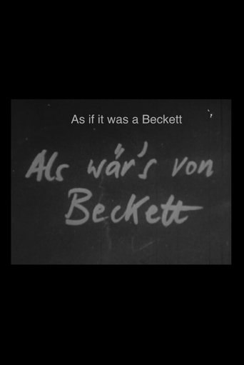 Als wär's von Beckett Poster of Als wär's von Beckett