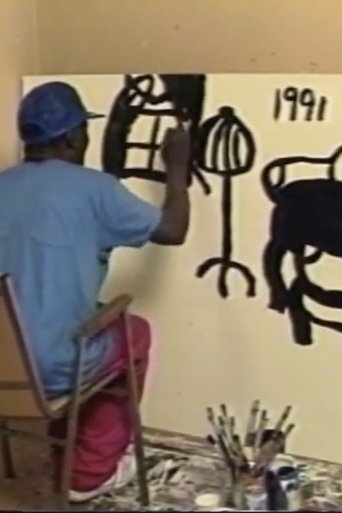 Freddie Brice Paints Two Paintings Poster of Freddie Brice Paints Two Paintings