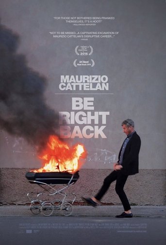 Maurizio Cattelan: Be Right Back Poster of Maurizio Cattelan: Be Right Back