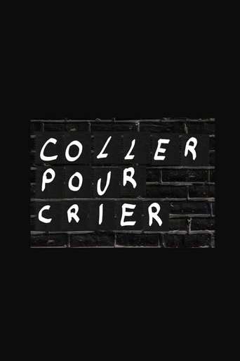 Coller pour crier Poster of Coller pour crier