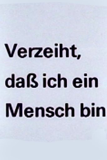 Verzeiht, daß ich ein Mensch bin Poster of Verzeiht, daß ich ein Mensch bin