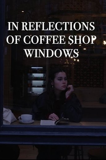 In Reflections of Coffee Shop Windows Poster of In Reflections of Coffee Shop Windows