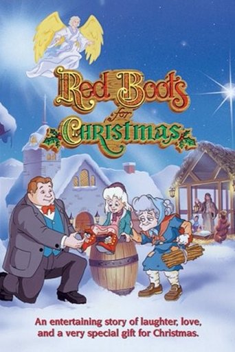 Red Boots for Christmas Poster of Red Boots for Christmas
