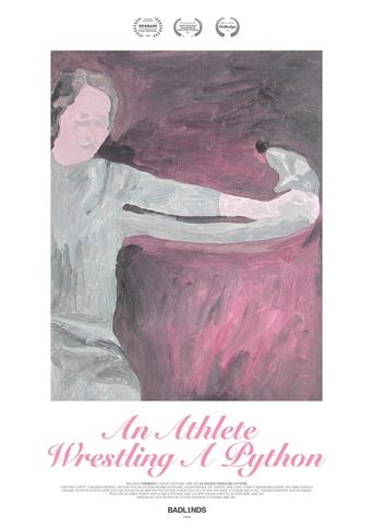 An Athlete Wrestling A Python Poster of An Athlete Wrestling A Python