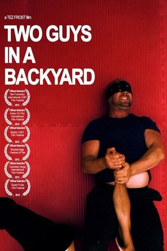 Two Guys in a Backyard Poster of Two Guys in a Backyard