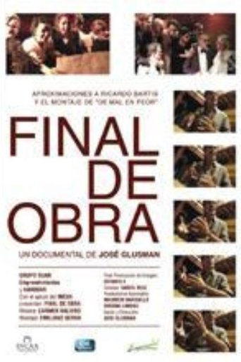 Final de obra Poster of Final de obra