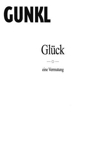 Gunkl: Glück - eine Vermutung Poster of Gunkl: Glück - eine Vermutung