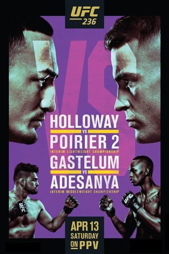 UFC 236: Holloway vs. Poirier 2 Poster of UFC 236: Holloway vs. Poirier 2