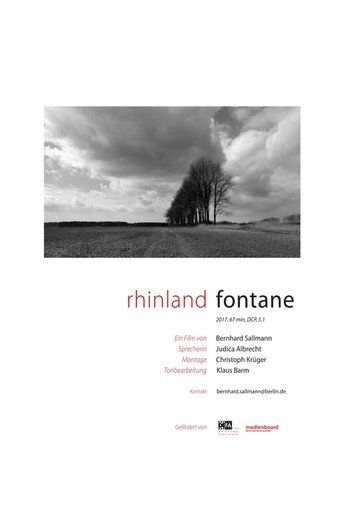 Rhinland. Fontane Poster of Rhinland. Fontane