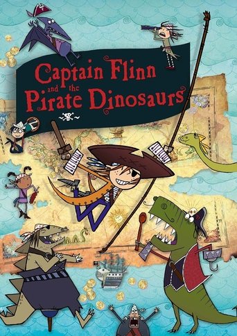 Captain Flinn and the Pirate Dinosaurs Poster of Captain Flinn and the Pirate Dinosaurs