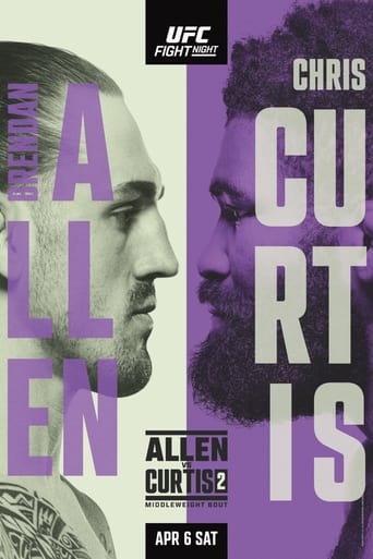 UFC Fight Night 240: Allen vs. Curtis 2 Poster of UFC Fight Night 240: Allen vs. Curtis 2