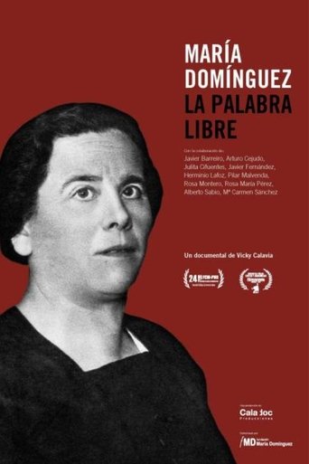 María Domínguez. La palabra libre Poster of María Domínguez. La palabra libre