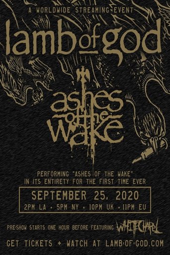 Lamb of God - Ashes of the Wake Live Stream Poster of Lamb of God - Ashes of the Wake Live Stream