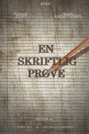 En Skriftlig Prøve Poster of En Skriftlig Prøve