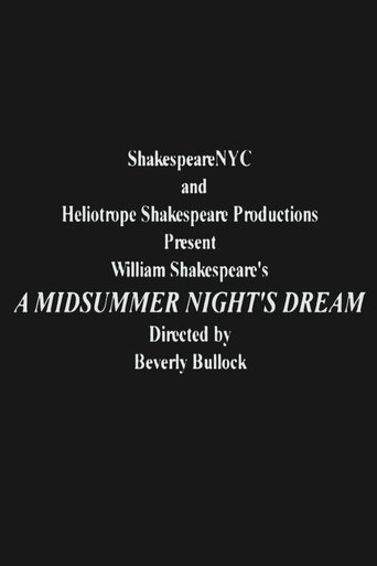 A Midsummer Night's Dream Poster of A Midsummer Night's Dream
