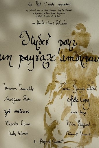 Etudes pour un paysage amoureux Poster of Etudes pour un paysage amoureux