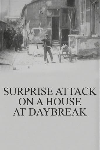 Surprise Attack on a House at Daybreak Poster of Surprise Attack on a House at Daybreak