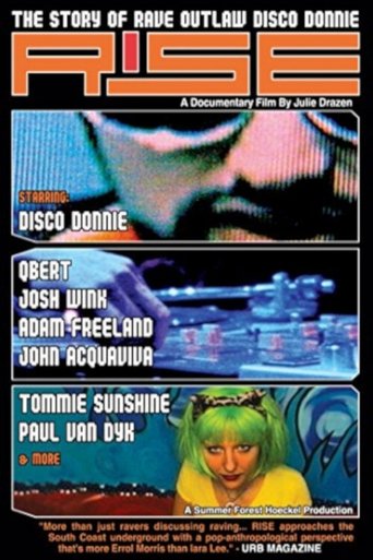 Rise: The Story of Rave Outlaw Disco Donnie Poster of Rise: The Story of Rave Outlaw Disco Donnie